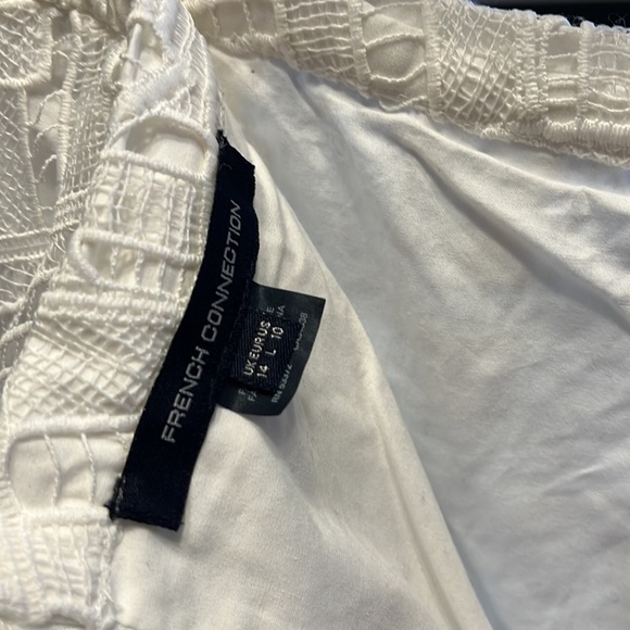French Connection white lace skirt size 10 - Picture 3 of 6